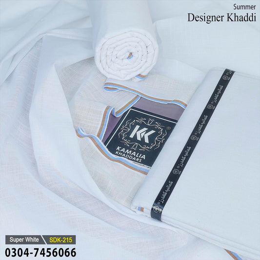 SUPER WHITE-SDK215 - Kamalia Khaddars