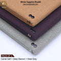 PACK OF 3 (CAMEL SELF+DEEP MAROON+WEST GREY)