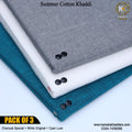 PACK OF 3 (Charcoal Special+White Original+Cyan Luxe)