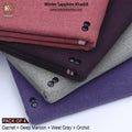 PACK OF 4 (GARNET+DEEP MAROON+WEST GREY+ORCHID )