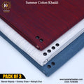 PACK OF 3 (Maroon Majesty+Smokey Stripe+Midnight Blue)