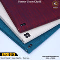 PACK OF 3 (Maroon Majesty+Copper Sapphire+Cyan Luxe)