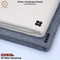 PACK OF 2 HANDMADE (OFF WHITE + CHARCOAL GREY)