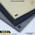 PACK OF 3 (Chartereuse Glow+Charcoal Blaze+Navy Blue)