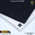 PACK OF 2 (Tuxedo Marel+White Original)